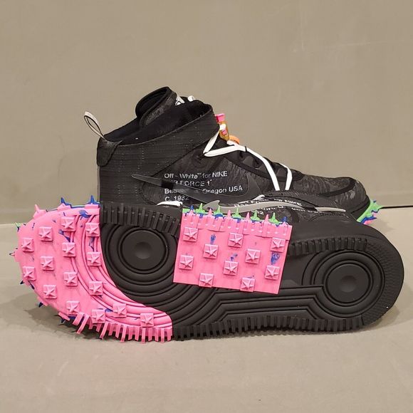 Size 15 - Nike Air Force 1 x Off-White Black 2022 DO6290-001 Original Box DS main image 10